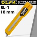 OLFA CUTTER MODEL SL-1 SNAP OFF KNIFE CUTTER 18MM